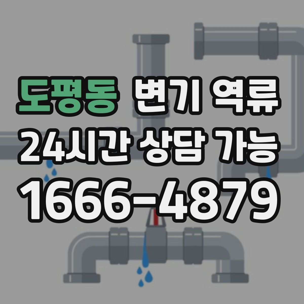 도평동 변기 역류