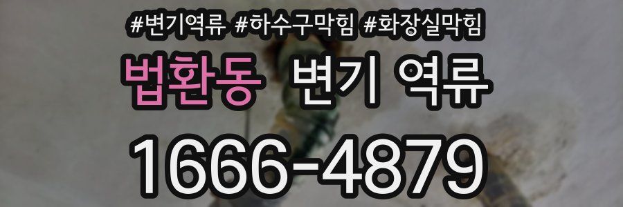 법환동 변기 역류