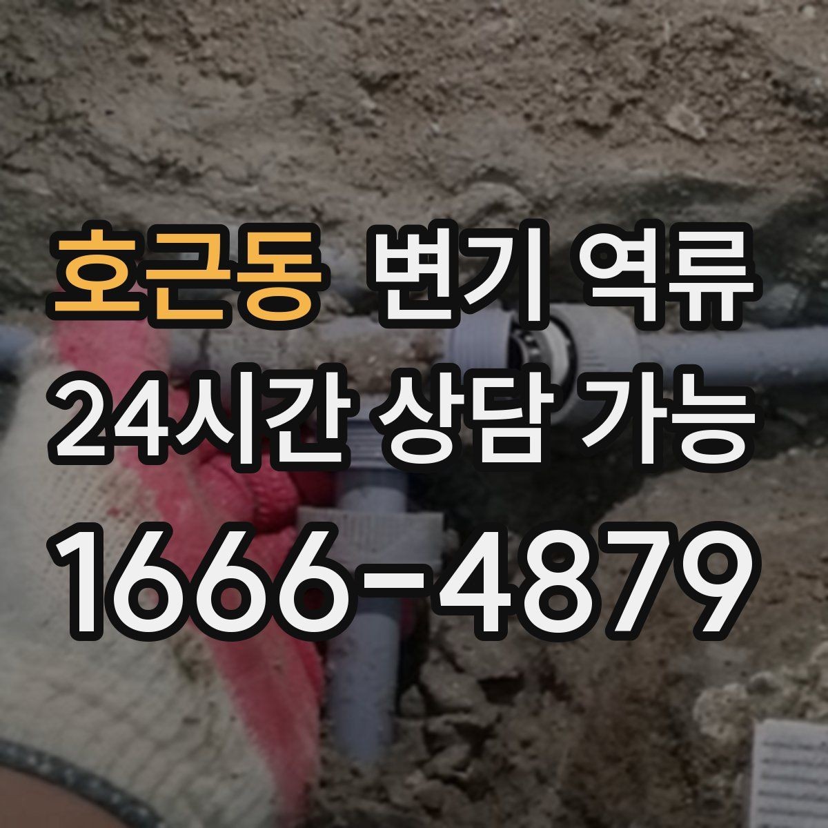 호근동 변기 역류 화학약품이 오히려 문제를 키우는 사례