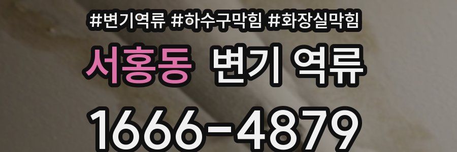 서홍동 변기 역류