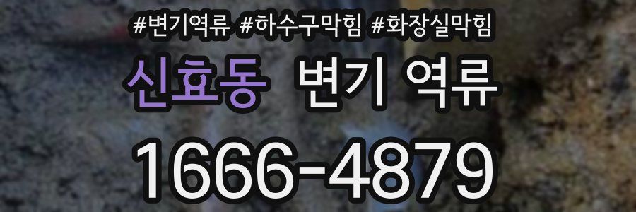 신효동 변기 역류