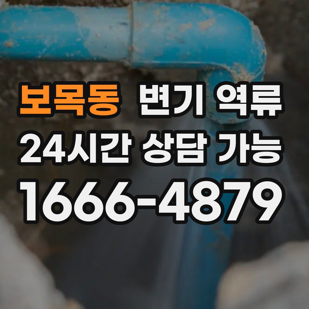 보목동 변기 역류