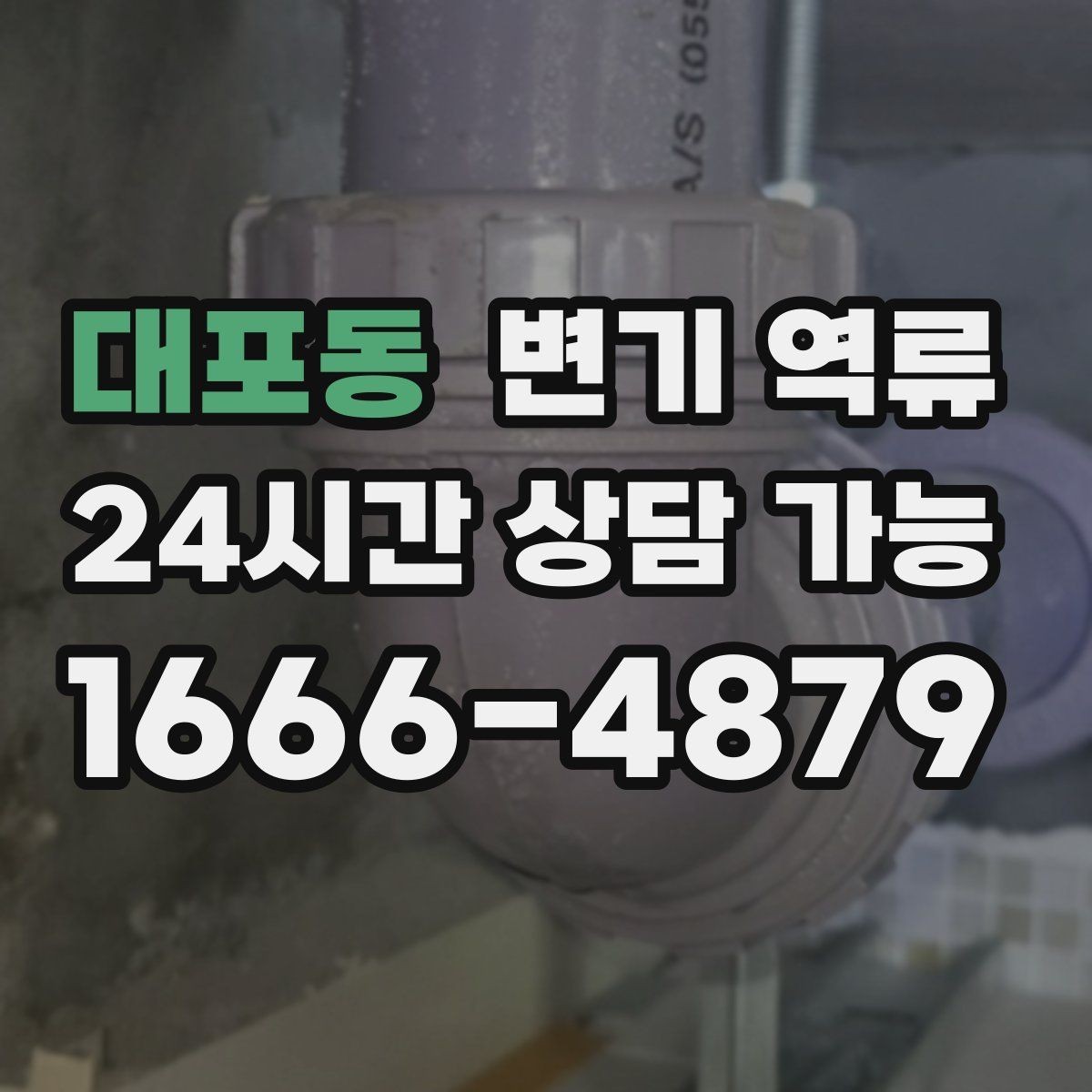 대포동 변기 역류 재발 가능성이 높은 집의 공통점