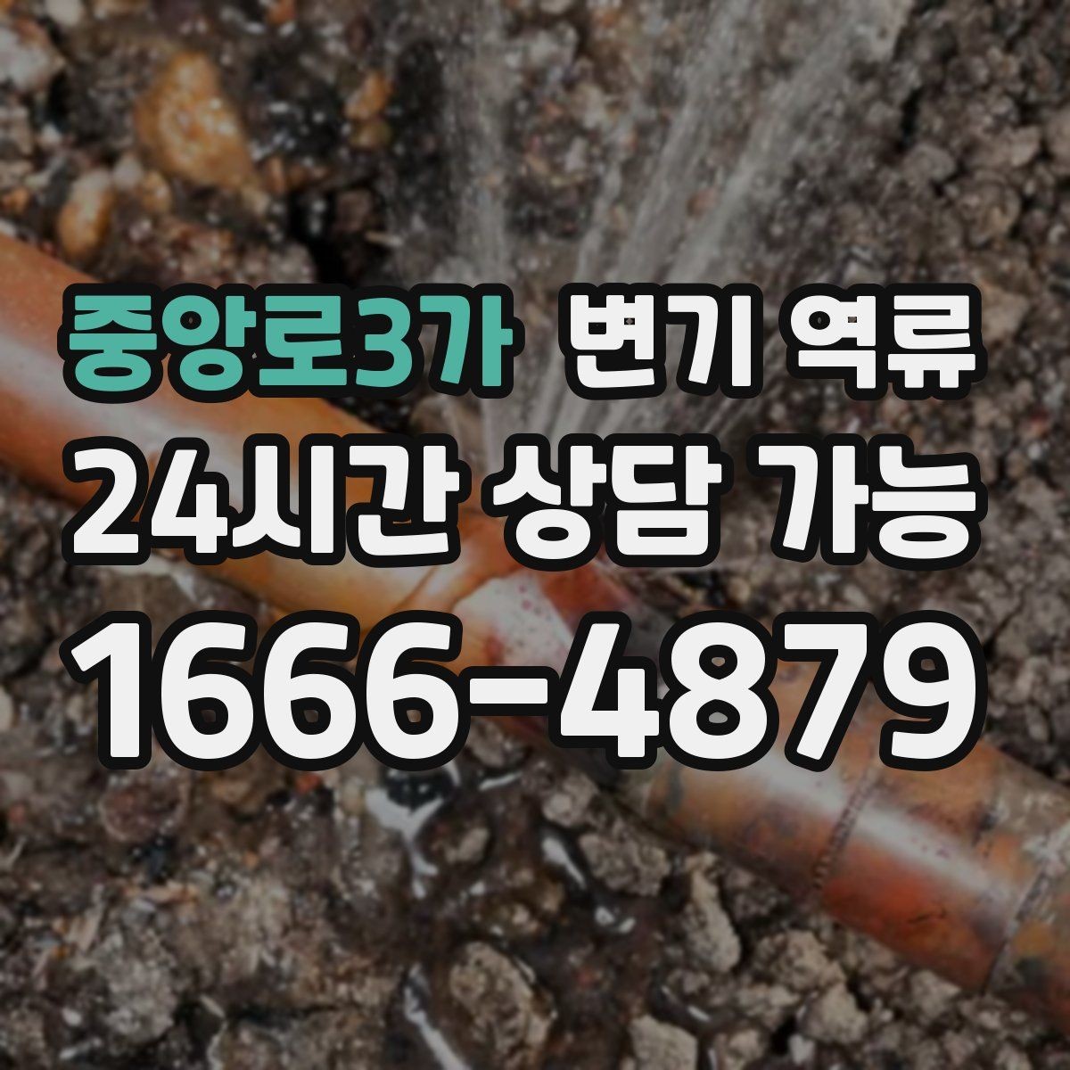 중앙로3가 변기 역류 단단한 이물질이 원인일 때 셀프 시도 위험
