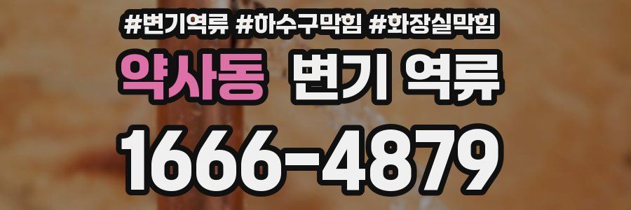 약사동 변기 역류