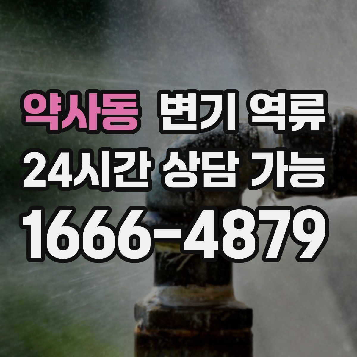 약사동 변기 역류