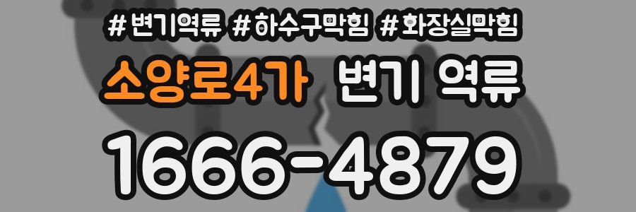 소양로4가 변기 역류