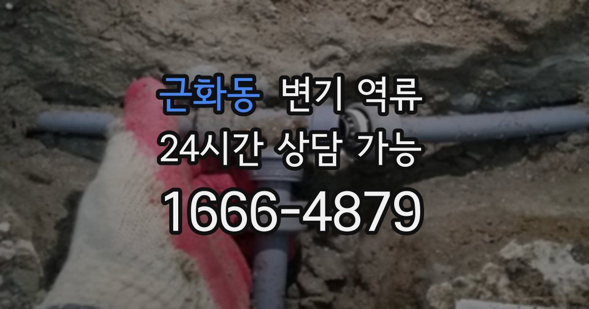 근화동 변기 역류