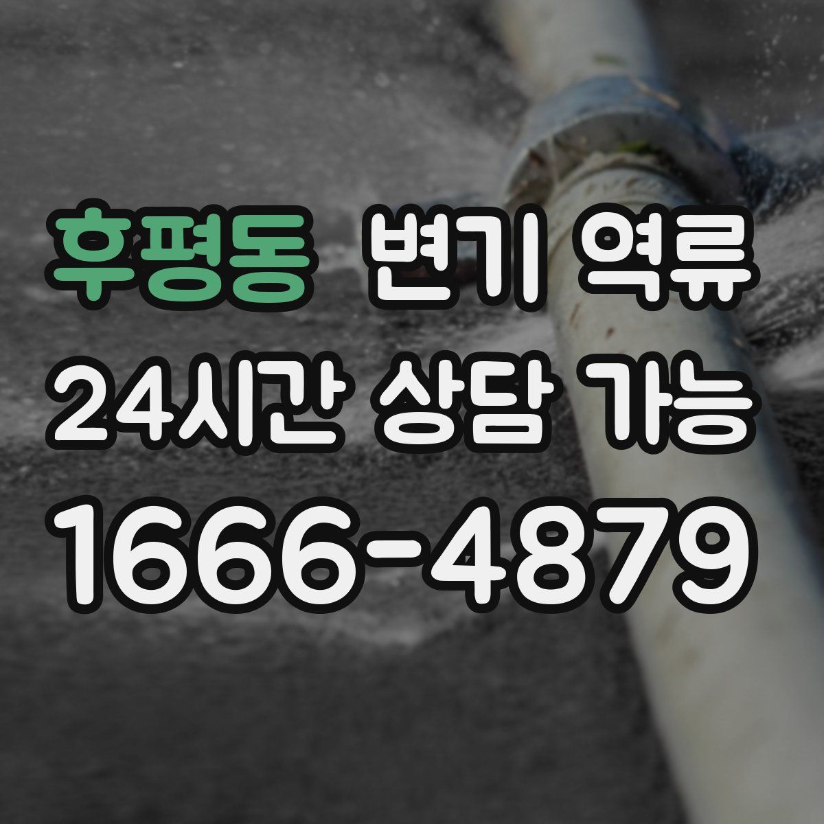 후평동 변기 역류