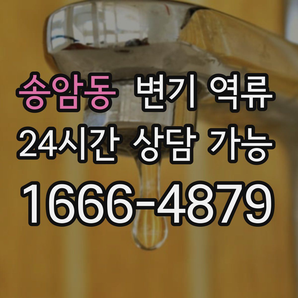 송암동 변기 역류