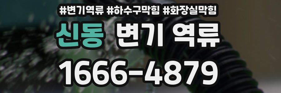 신동 변기 역류