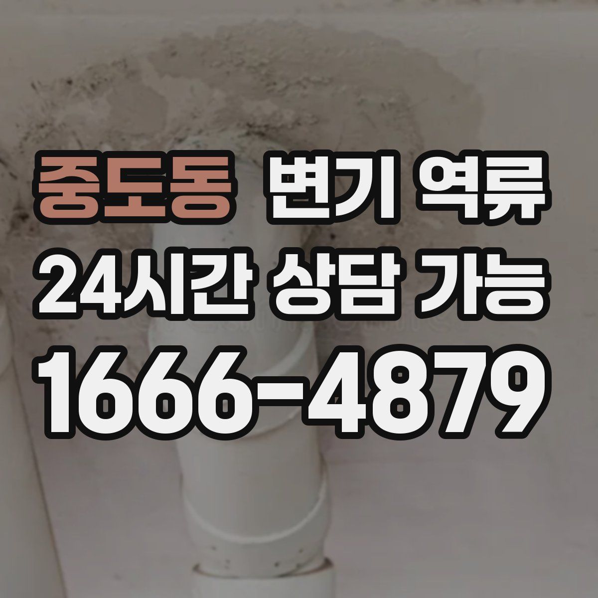 중도동 변기 역류