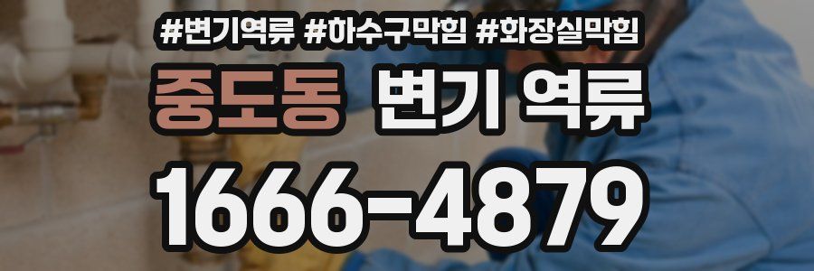 중도동 변기 역류