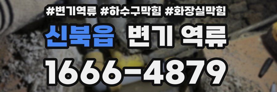 신북읍 변기 역류