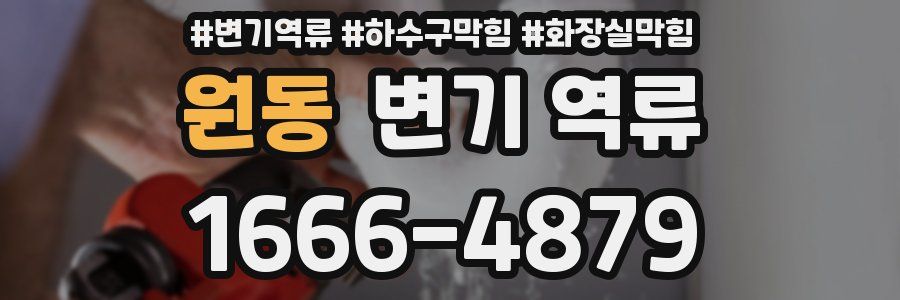 원동 변기 역류