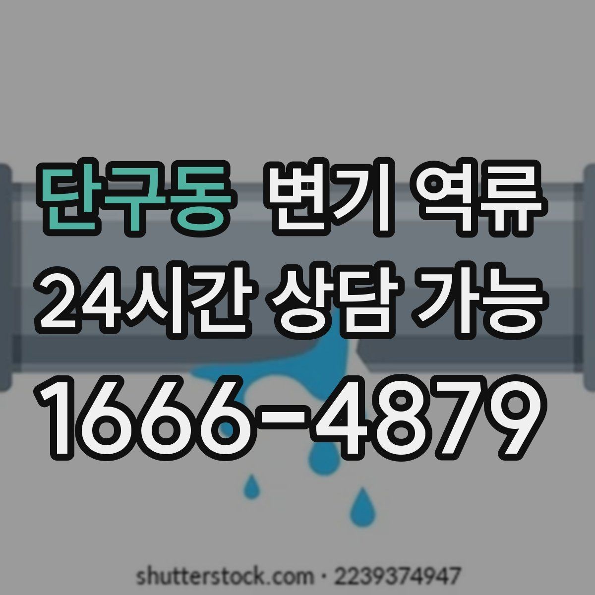 단구동 변기 역류 여러 사람이 쓰는 화장실에서 재발 방지 안내이물 투입 금지/휴지 과다 사