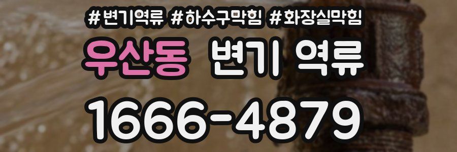 우산동 변기 역류