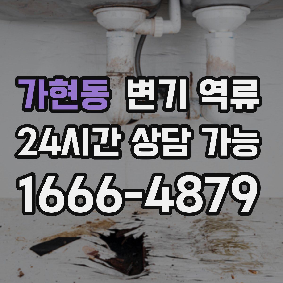 가현동 변기 역류