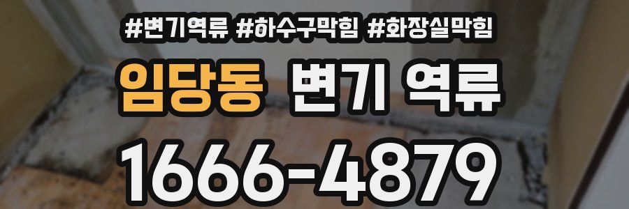 임당동 변기 역류