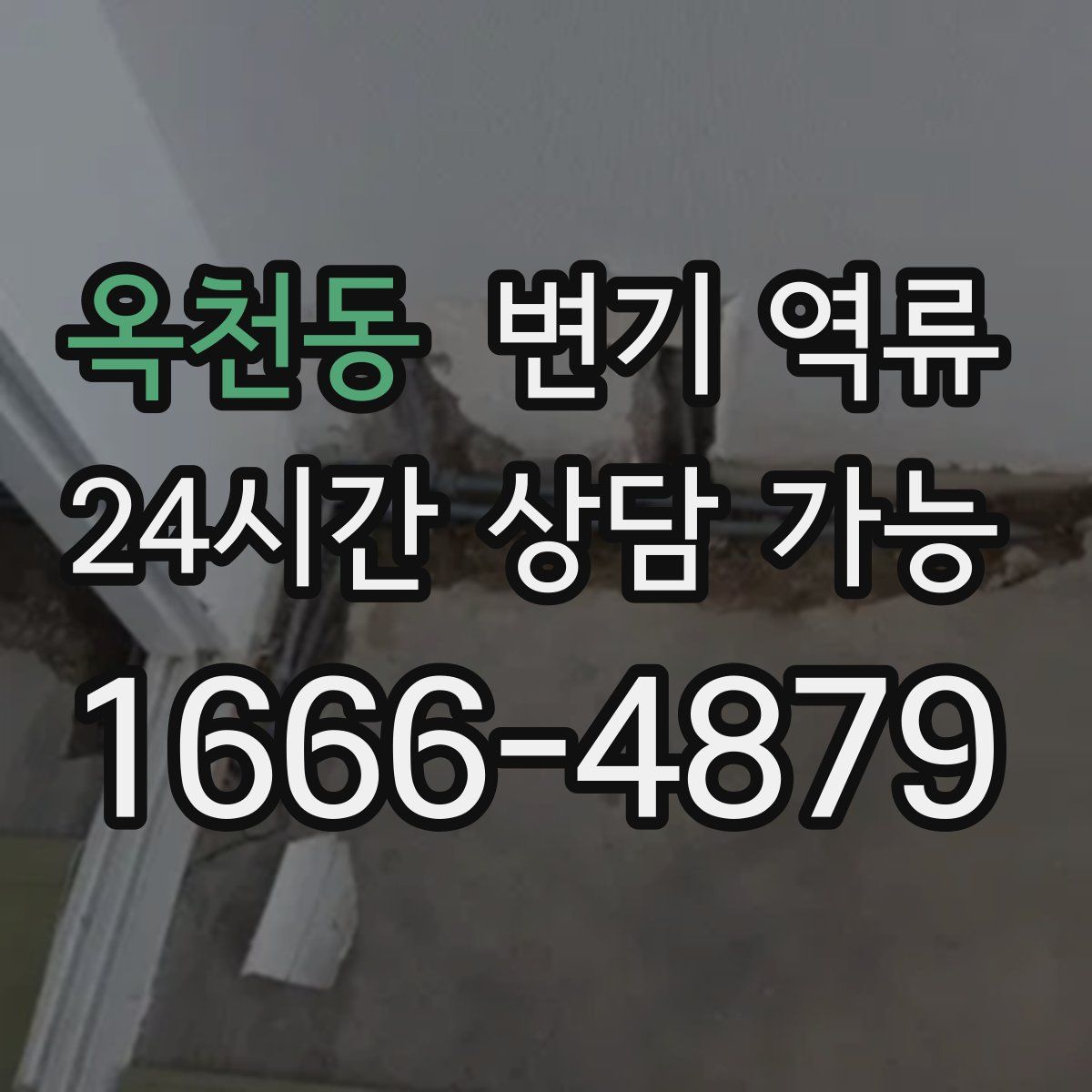 옥천동 변기 역류