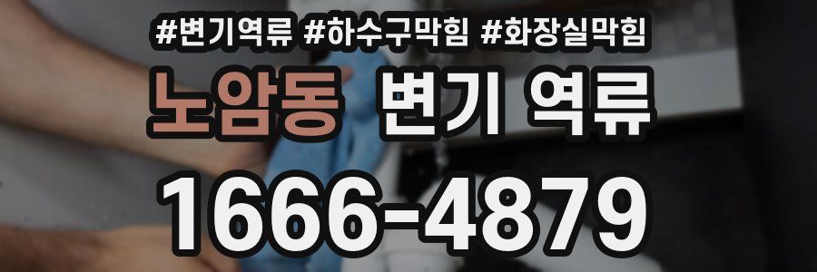 노암동 변기 역류