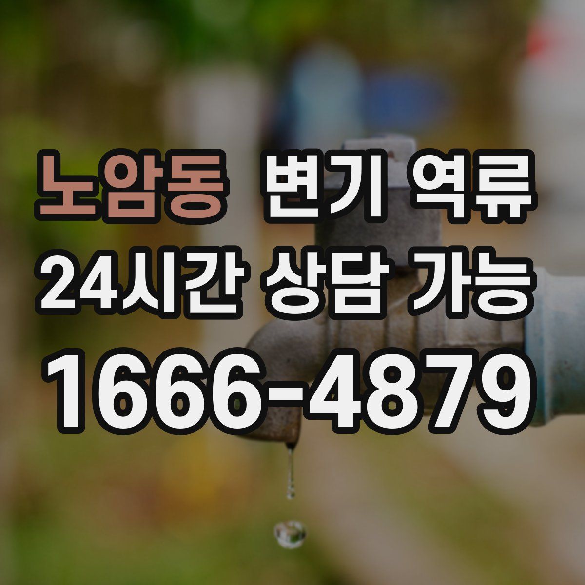 노암동 변기 역류