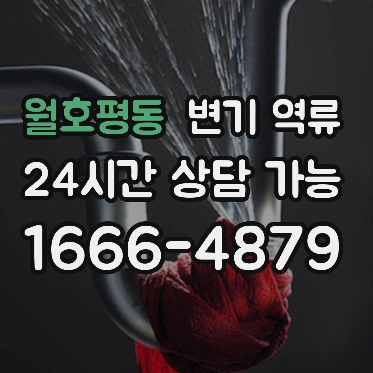 월호평동 변기 역류