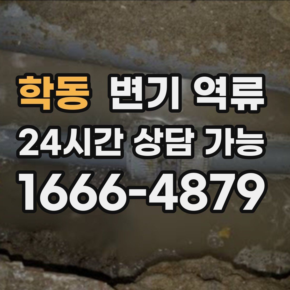 학동 변기 역류 같은 라인 세대까지 발생하면 어디를 의심할까