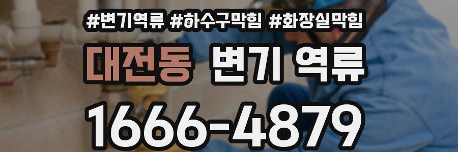 대전동 변기 역류