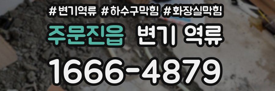 주문진읍 변기 역류