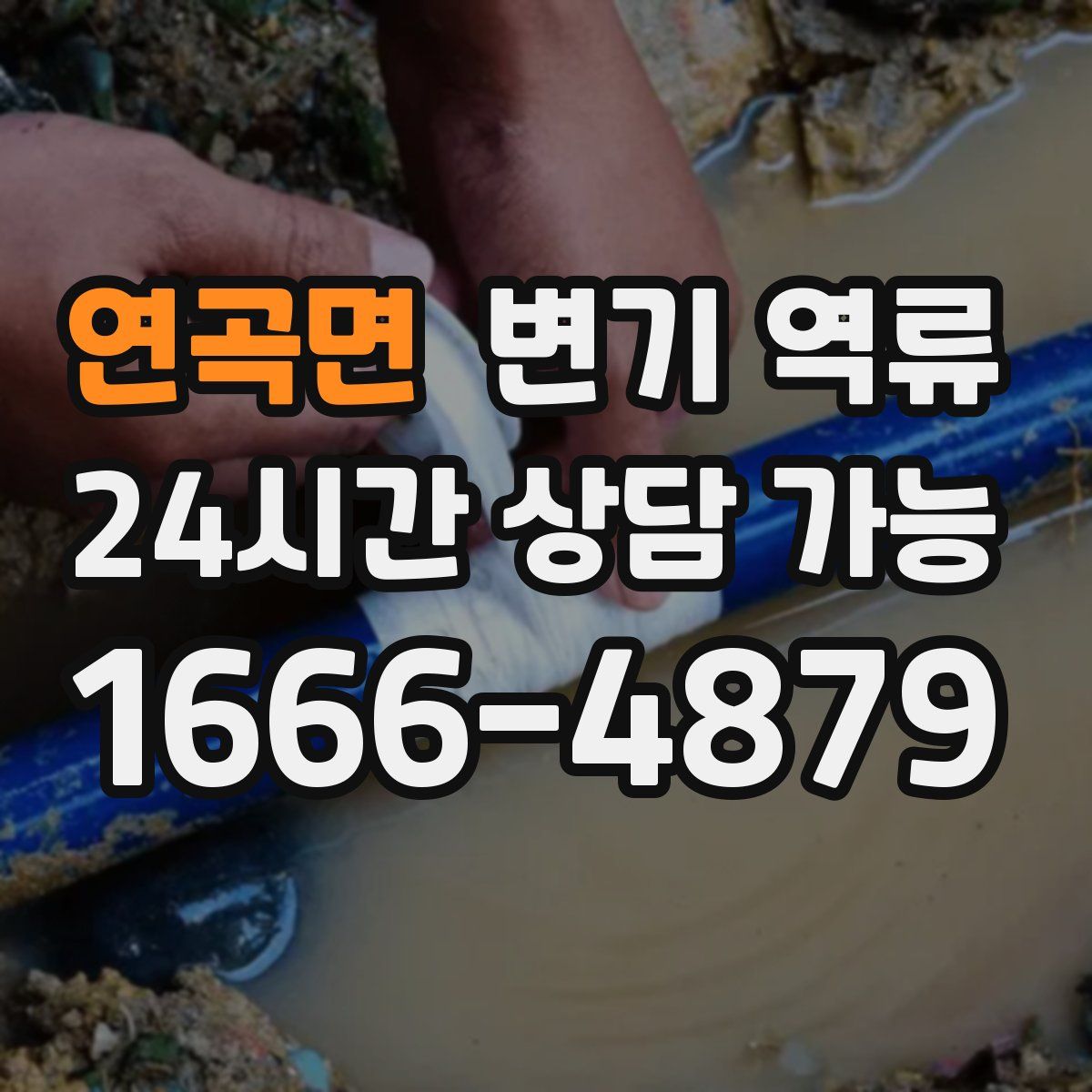연곡면 변기 역류