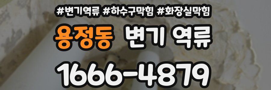 용정동 변기 역류