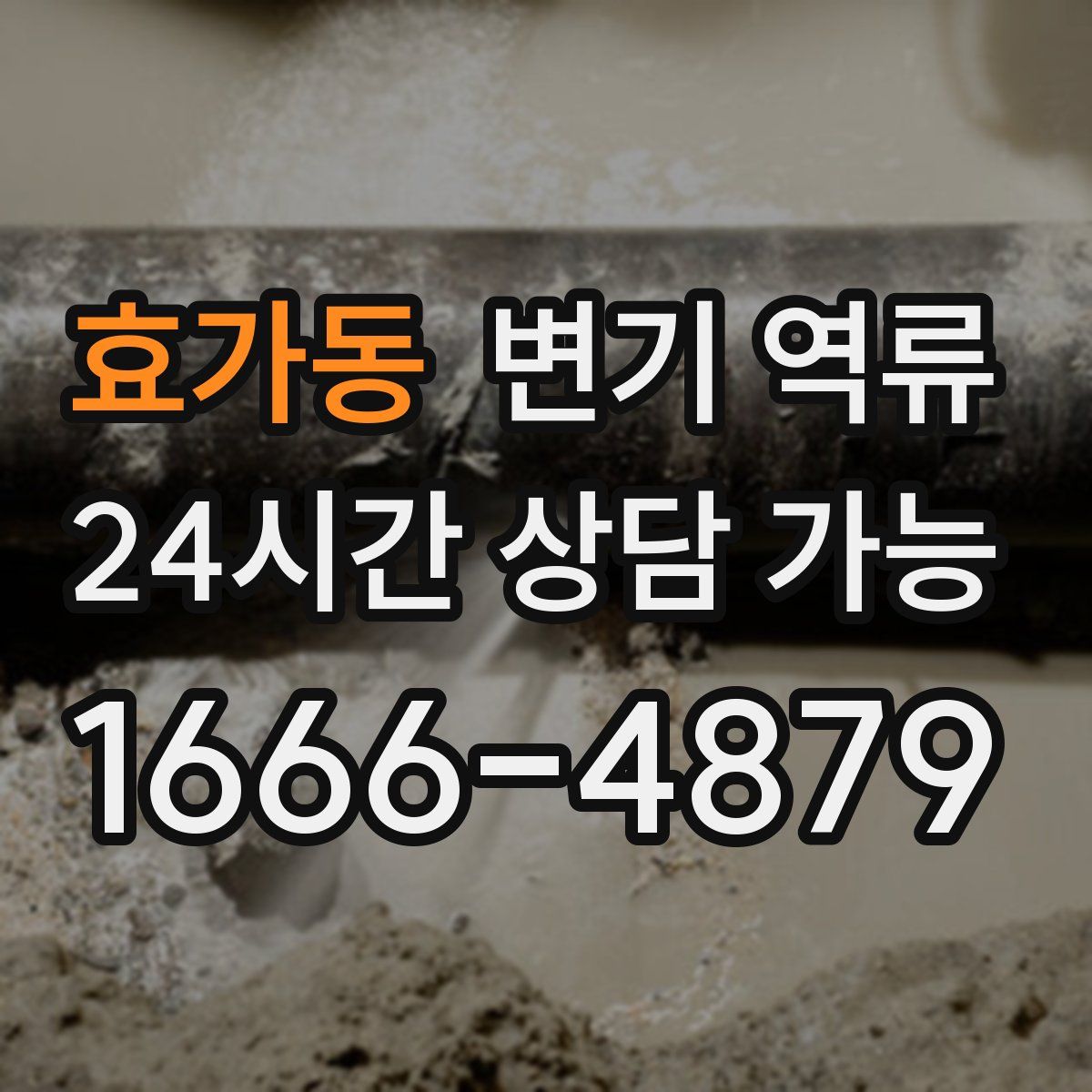 효가동 변기 역류