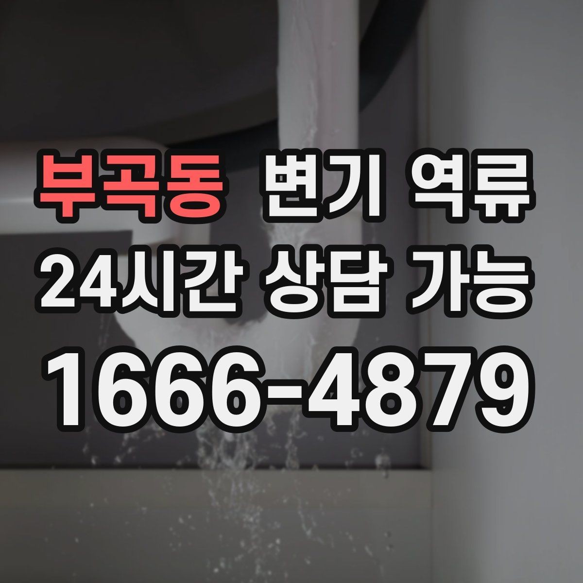 부곡동 변기 역류 겨울철에 더 잦아지는 집의 특징