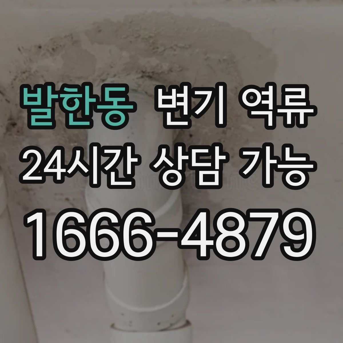 발한동 변기 역류