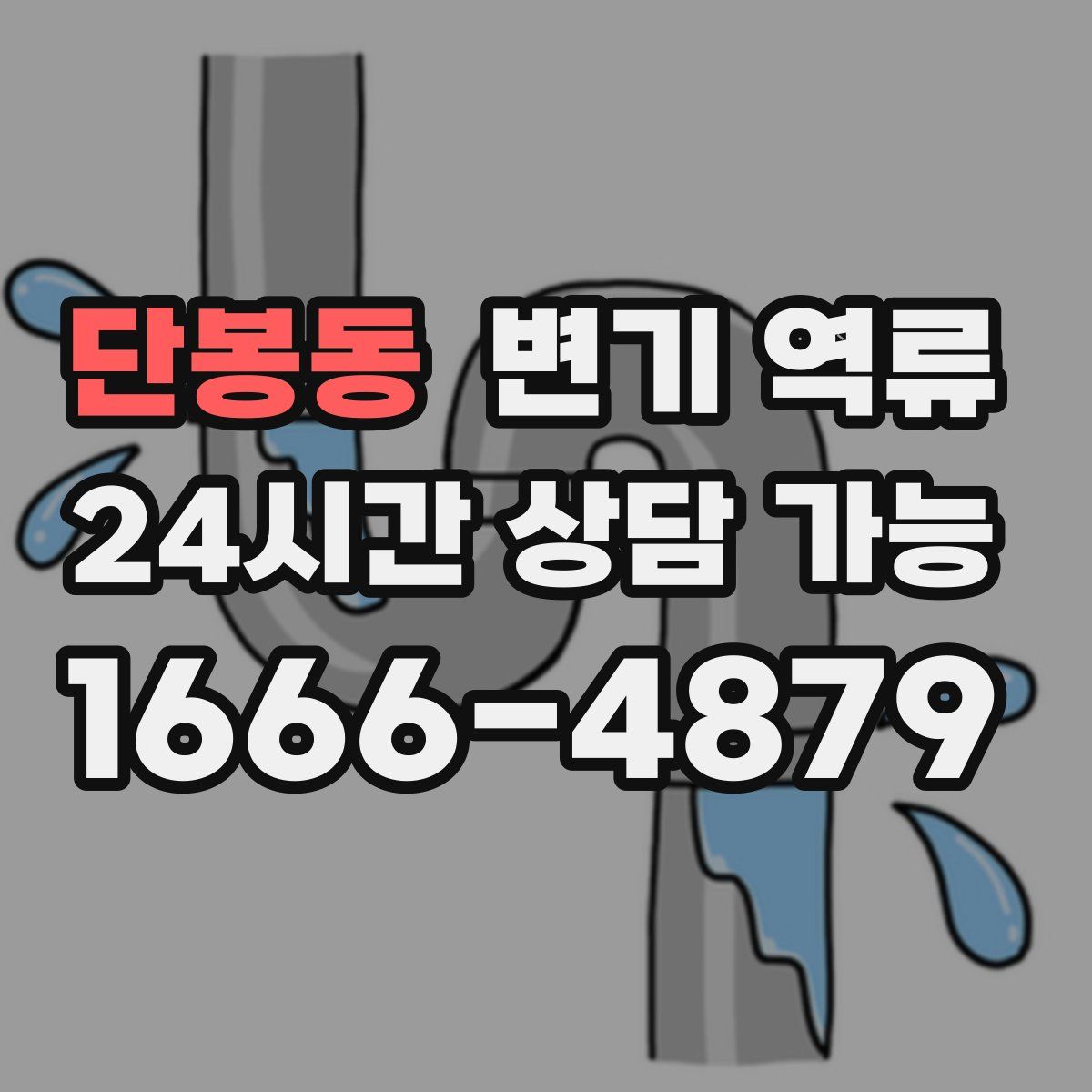 단봉동 변기 역류