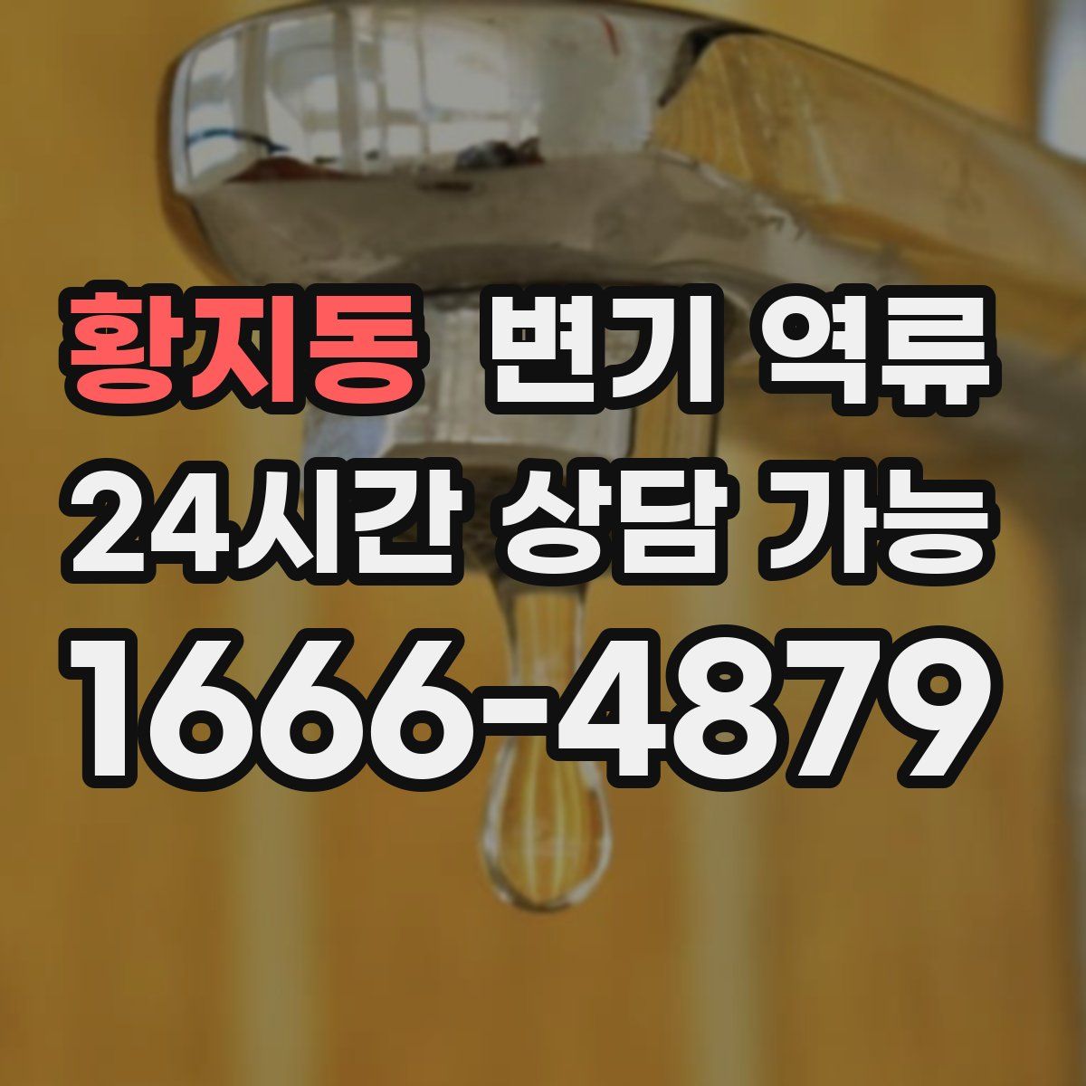 황지동 변기 역류