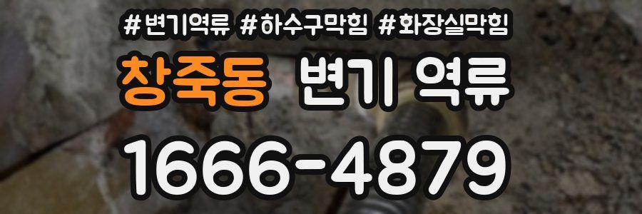 창죽동 변기 역류