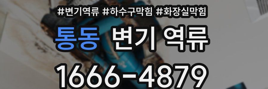 통동 변기 역류