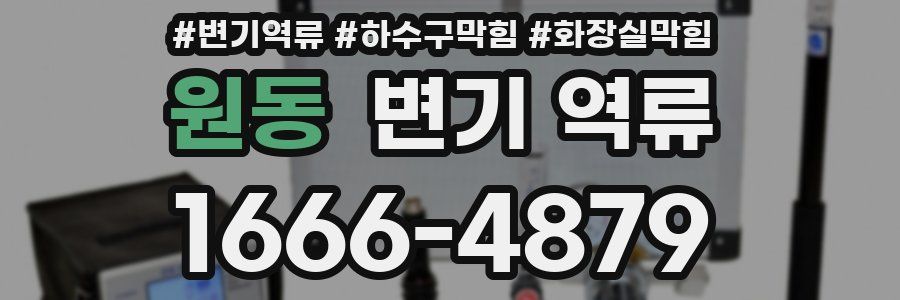 원동 변기 역류