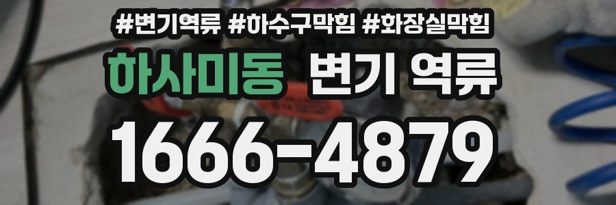 하사미동 변기 역류