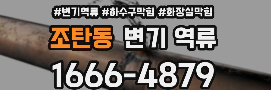 조탄동 변기 역류