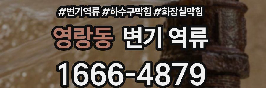 영랑동 변기 역류