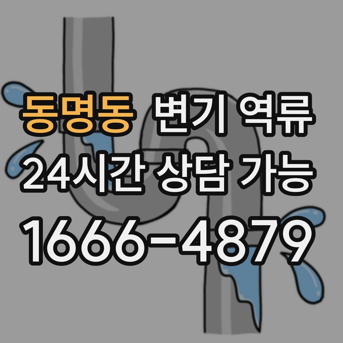 동명동 변기 역류 바닥으로 흐르기 시작했을 때 우선 조치 순서