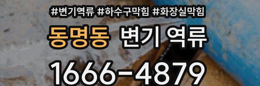 동명동 변기 역류