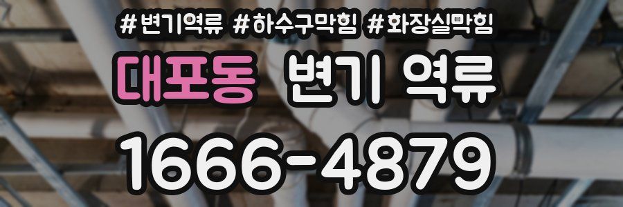 대포동 변기 역류