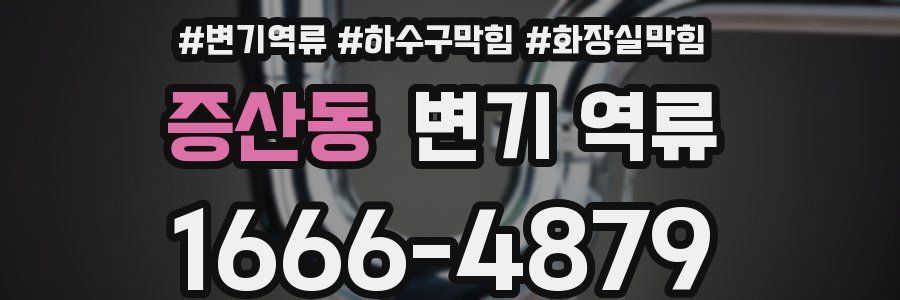 증산동 변기 역류