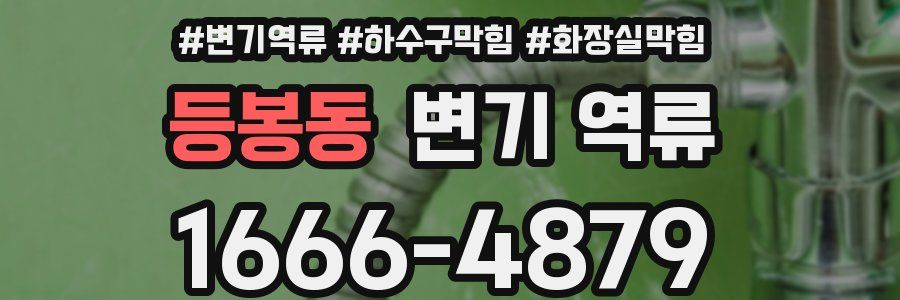 등봉동 변기 역류