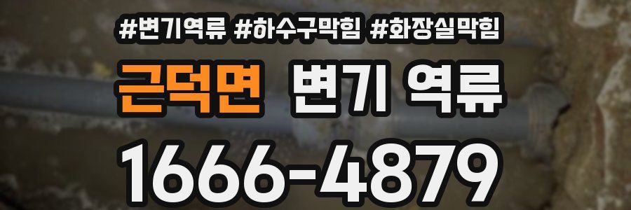 근덕면 변기 역류