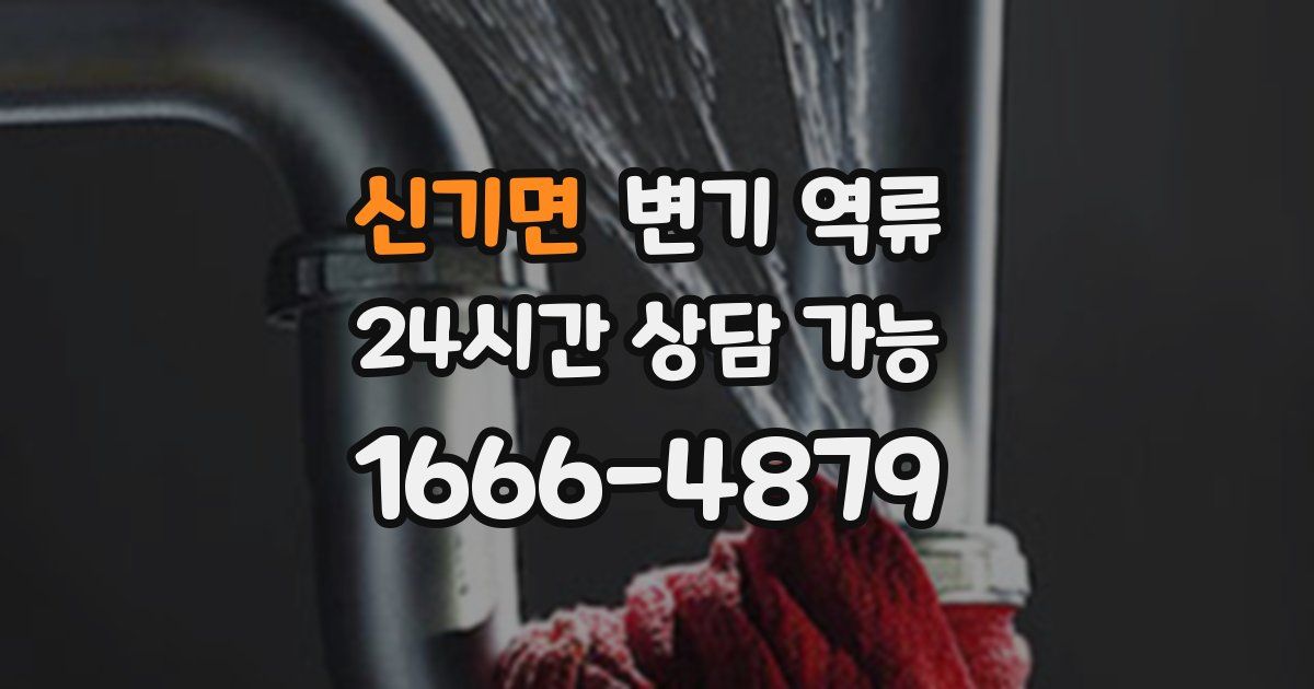 신기면 변기 역류